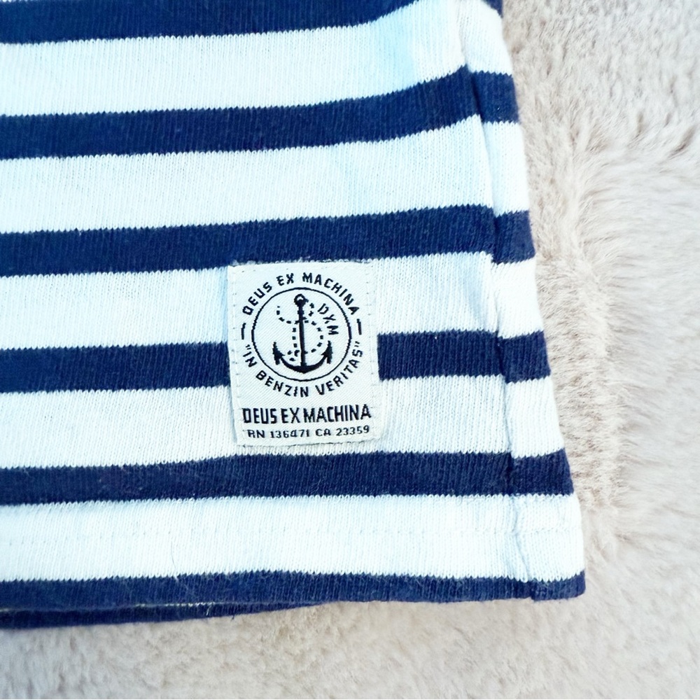 DEUS EX MACHINA MinnieStriped Surplus Tee Long Sleeve Size 12 - Picture 8 of 9
